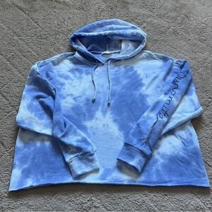 FP Movement Tie Dye Cropped Oversized Hoodie‎ Preppy Boho Minimalist Sporty Sz M